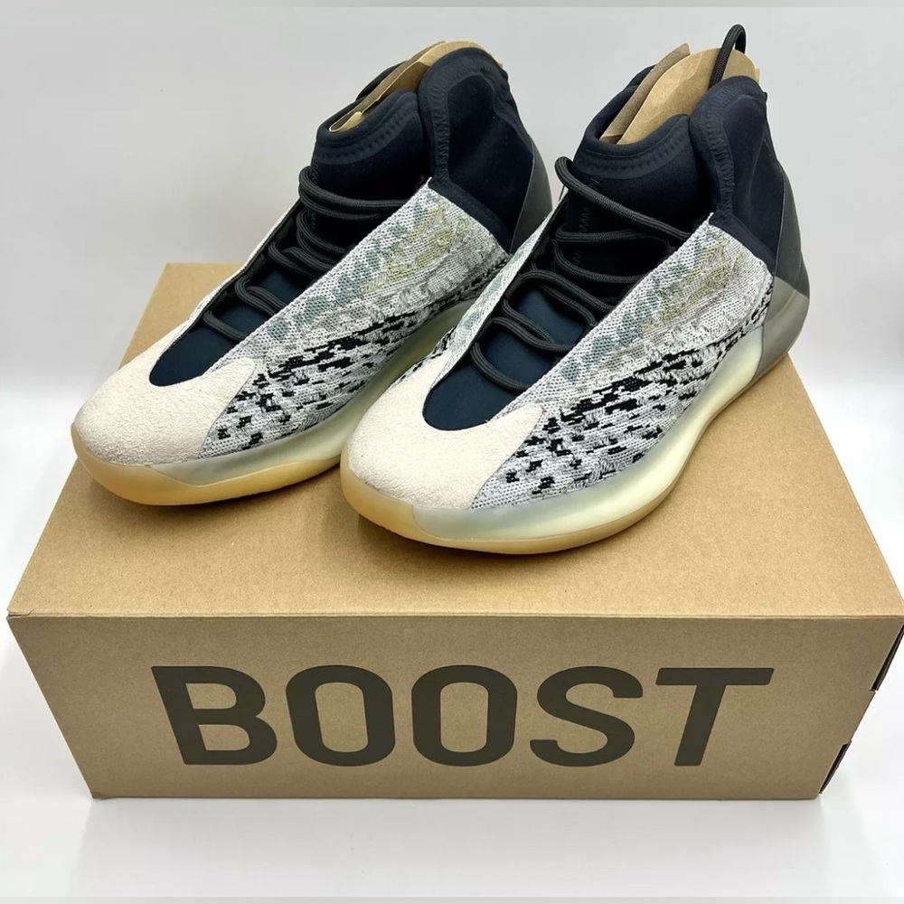 NEW DS-Yeezy Quantum Sea Teal Adidas QNTM GY7926 Sneakers-Youth 5Y-Womens 6.5